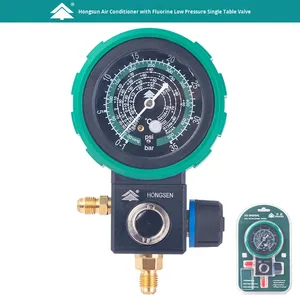 Manómetro <span class=keywords><strong>de</strong></span> <span class=keywords><strong>Carga</strong></span> <span class=keywords><strong>de</strong></span> <span class=keywords><strong>Refrigerante</strong></span> para Aire Acondicionado Hongsen M480, R22 <span class=keywords><strong>R410a</strong></span>, Manómetro <span class=keywords><strong>de</strong></span> Presión <span class=keywords><strong>de</strong></span> Líquido <span class=keywords><strong>Refrigerante</strong></span>, Material ABS, 0-550 bar, Válvula Única - Product Image 2