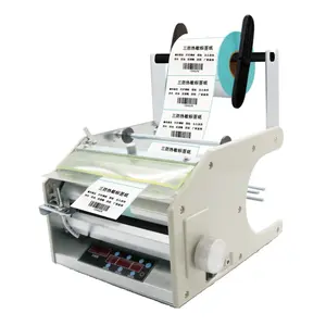 Bsc B120 dispenser label stiker otomatis dengan mesin dispenser otomatis label atas meja Panel operasi