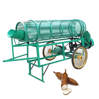 Machine à éplucher le manioc de qualité assurée éplucheur et laveuse trancheuse de chips de manioc trancheuse Machine à trancher le manioc fin