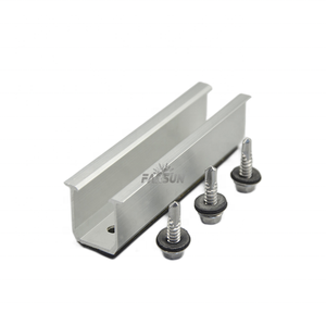 Rail de montage solaire en aluminium pour toit métallique trapézoïdal FarSun - Product Image 1