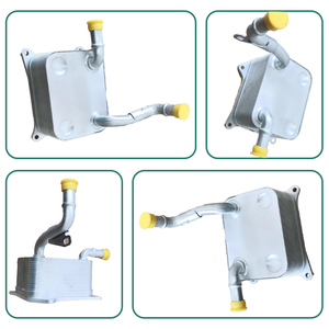 Refroidisseur d'huile pour <span class=keywords><strong>Audi</strong></span> RS4 A5 <span class=keywords><strong>S5</strong></span> RS5 A6 S6 A6L A8 S8 Q7 Volkswagen Touareg  Numéro de pièce 079117015A 079117015P - Product Image 4