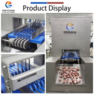 Pork Ribs Cutting Machine Meat with <b>Bone</b> Cutter Equipment with Four <b>Saw</b> Blades - Product Image 4