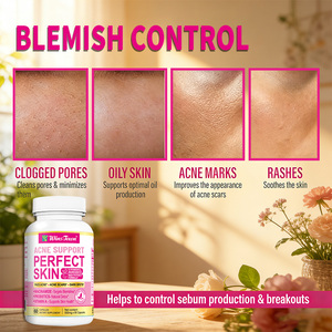 Suplementos para la Piel ACNE SUPPORT, Cápsulas Gluta Glow para una Piel Perfecta, ACNE SUPPORT FACE, Cicatrices de Acné, Manchas Oscuras, Píldoras Detox de Proteínas para la Piel - Product Image 5