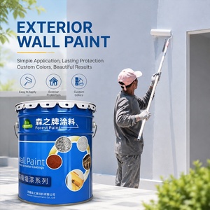 China Eco-friendly High Quality Semi Gloss Decorative Exterior Nano Wall Waterproof Latex <strong>Paint</strong> - Product Image 1