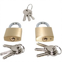 Cadenas de sécurité extérieur en laiton marin, étanche, antirouille, anti-effraction, pour entrepôt, serrure de porte 20 mm, accessoires de quincaillerie pour yacht et bateau