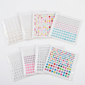 Adesivo di cristallo epossidico con faccia gioiello 3D Sticker gioiello decorativo TY5 - Product Image 1