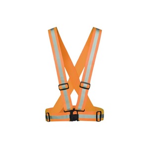 Offre Spéciale lot de 2 gilets de sécurité réglables pour hommes femmes polyester réfléchissant haute visibilité pour la marche à vélo moto équitation - Product Image 4