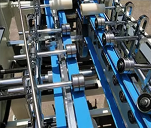 ZH-800 tự động đường thẳng gấp và dán máy tự động hộp carton thư mục <span class=keywords><strong>gluer</strong></span> máy - Product Image 3