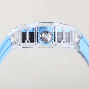 Reloj de Lujo con Caja Transparente de Cristal, Diseño Hueco que Revela el Movimiento, Ultrafino y Ultraligero, con Forma Delgada y Estilo Deportivo - Product Image 5