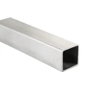 Alu 6061 7075 Tube rectangulaire carré en aluminium 20*20mm 40X40mm Tube carré en aluminium Profilé tubo de aluminio pour système cube