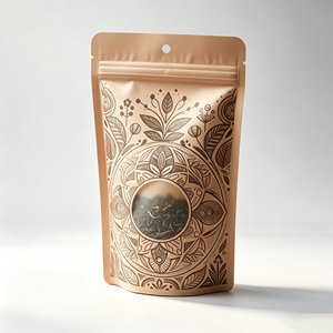 Bolsa Doypack de Mylar con Cierre Hermético, Personalizable con Logotipo, Reciclable, para Empacar Café en Grano, Dulces, Flores, Té, OEM, ODM - Product Image 2