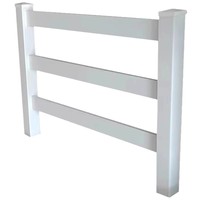 Valla de PVC para caballos de fácil instalación: paneles ligeros, configuración rápida para granjas pequeñas