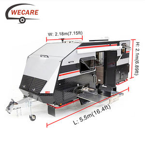 Wecare Offroad Camper Van Outdoor Luxury <span class=keywords><strong>Camping</strong></span> <span class=keywords><strong>Caravan</strong></span> Off Road Rv Camper Trailer rimorchio da viaggio con bagno e wc - Product Image 2