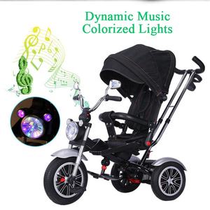 2021 Greensky Nieuwe Model <span class=keywords><strong>3</strong></span>-wielige Kids Driewieler Voor Baby 'S <span class=keywords><strong>2</strong></span>-4 Jaar Oud Unisex Auto Stijl Met Krachtige Stalen Frame Mama Tas - Product Image 4