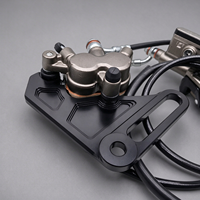 Support de montage d'étrier de frein à disque en aluminium pour moto électrique tout-terrain Ultra Bee Yozoma In10 Tuttio Solely 01 Fix Base