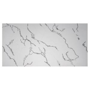 Quartz artificiel Calacutta blanc cuisine populaire blanc comptoir vanité bassin haut banc vanités hauts baignoire mur environnant - Product Image 6