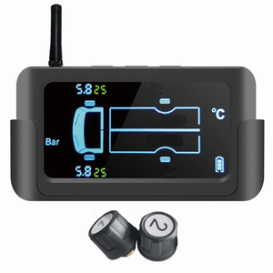 Camion a 2 ruote per il rilevamento della pressione dei pneumatici wireless solare <span class=keywords><strong>TPMS</strong></span> per il monitoraggio della pressione dei pneumatici camion sensore esterno - Product Image 1