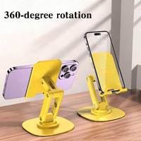 Support de tablette rotatif portable 2024, support de téléphone réglable et pliable pour lit et bureau, vente chaude