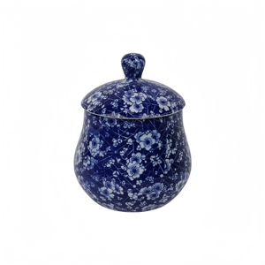 Pot à gingembre décoratif bleu et blanc à motif <span class=keywords><strong>de</strong></span> fleurs <span class=keywords><strong>de</strong></span> prunier avec couvercle, idéal pour le rangement <span class=keywords><strong>de</strong></span> la <span class=keywords><strong>salle</strong></span> <span class=keywords><strong>de</strong></span> <span class=keywords><strong>bain</strong></span> et la décoration intérieure - Product Image 1
