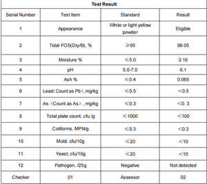 Thực phẩm lớp 95% fructooligosaccharides bột (FOS 95%) không biến đổi gen & IP phụ gia thực phẩm Fructo Oligosaccharide giá - Product Image 3