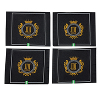 Étiquettes textiles pour vêtements Étiquette de cou de vêtements personnalisée Étiquettes de vêtement tissées