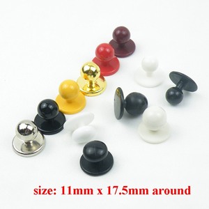 Wholesale Cheap Price Round Shape <strong>Gold</strong> Silver White Black Kitchen Restaurant Uniform Plastic Nylon Chef <strong>Button</strong> - Product Image 2