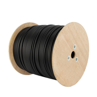 Kabel Drop Fiber Optik GJYXFCH GJYXCH 2Core 4Core Kawat Baja Penyangga Mandiri
