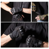 Gants tactiques courts de haute qualité pour hommes et femmes, sans doigts, pour l'entraînement et la musculation