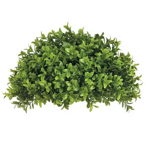 인공 식물 Buxus 하프 사이프러스 볼 UV 홈 장식 Frontgate 회양목 토피 트리 냄비 분재 녹색 잎