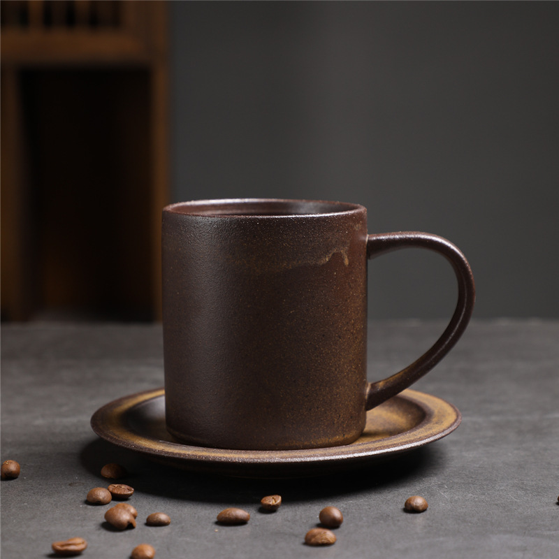257 assiette tasse droite café diffuse (café profond) 280ml