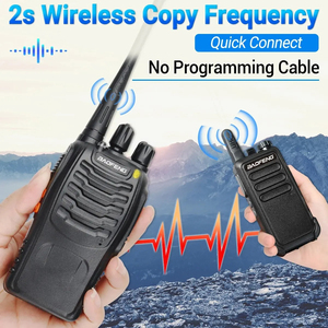 2PCS New Baofeng BF-888S PRO nâng cấp Walkie Talkie không dây sao chép tần số Long Range xách tay BF888S <span class=keywords><strong>ham</strong></span> hai cách đài phát thanh săn bắn - Product Image 2