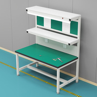 Banc mural antistatique ESD, établi de travail réglable en hauteur, bureau pour téléphone portable, poste de travail pour réparation de téléphones portables et d'ordinateurs