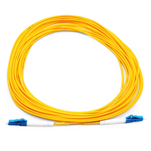 Câble de télécommunication en <span class=keywords><strong>fibre</strong></span> <span class=keywords><strong>optique</strong></span> monomode LC/UPC-LC/UPC 2,0 mm 10 m jaune LSZH PVC - Product Image 2
