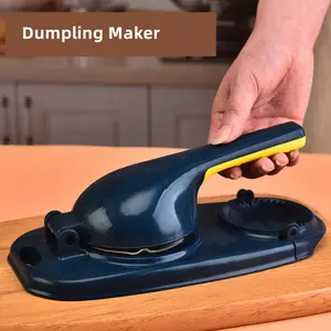 Hot Sale Dumpling Maker By Manual Press Dumpling Maker Molds Food Grade PP Plastic Kitchen Home 2 In 1 Dumpling Maker