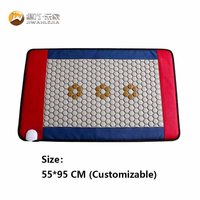 Tapis de massage thermique hexagonal Jiwan Lejia en pierre blanche chauffante, motif tourmaline, pour chaise de bureau et canapé – Vente en gros sur mesure