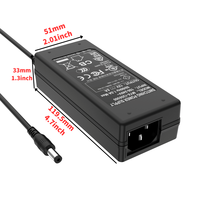 Adaptateur secteur de bureau MYIXI 12V 6A 72W avec prise DC, certifié BIS/ECAS//CB/CE/GS/EMC/LVD/SAA/KC/FCC/PSE/CCC/ETL