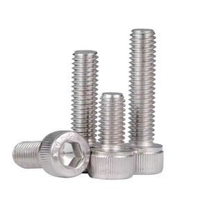 304 Stainless Steel Hex Socket Head Screw Inch Standard Thread Cylindrical Head Bolt UNC Plain Finish - Product Image 3