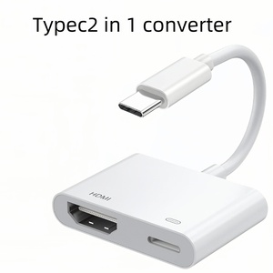 Adaptador USB Tipo C 2 en 1 con Puerto de Carga Externo para Teléfono Móvil y Portátil, Nuevo con Protección OTP - Product Image 2