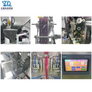 Machine d'emballage automatique à trois soudures latérales pour l'emballage <span class=keywords><strong>de</strong></span> petits aliments, d'épices et <span class=keywords><strong>de</strong></span> céréales en sachets - Product Image 5