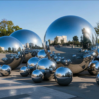 Boule miroir gonflable en PVC boule de Noël géante ornement grands ballons brillants ornement brillant grandes boules brillantes pour la décoration