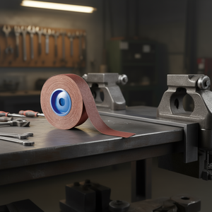 ผ้าทรายขัดแบบม้วน Ttake Ab1050 คอรันดัม ขนาด 115x50000 มม. ความละเอียด 320 กริต สำหรับขัดโลหะ - Product Image 3