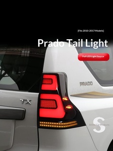 Luces de Freno Traseras Secuenciales Ahumadas para <span class=keywords><strong>Toyota</strong></span> Prado Serie 150 10-17, Sin Necesidad de Cableado - Product Image 4