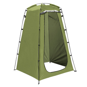 Nouvelle <span class=keywords><strong>tente</strong></span> de <span class=keywords><strong>douche</strong></span> camouflage quatre saisons imperméable en polyester 190T avec tiges en fibre de verre, toilettes mobiles, vestiaire de <span class=keywords><strong>camping</strong></span> - Product Image 6