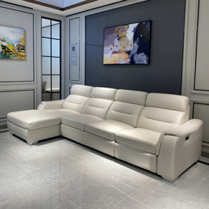 Sofá Modular en Forma de L con Mecanismo Reclinable Inteligente, Multifuncional, con Carga USB-C, Cama Plegable con Almacenamiento, Sofás para Sala de Estar L-308 Func - Product Image 2