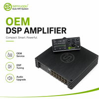 Amplificateur DSP de voiture OEM personnalisé HIFI-K10 Plus Classe AB 8*50W 4CH, processeur audio DSP H500, système audio de voiture Bluetooth, modification