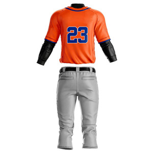 Uniforme de Béisbol de Verano de Alta Calidad, Personalizado con Sublimación, Tela de Poliéster Suave, Transpirable y de Secado Rápido, para Equipos Profesionales - Product Image 2