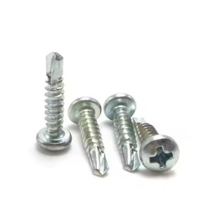Pan Head Zinc Plated Steel Metric <b>Screws</b> Coarse Thread - Product Image 1