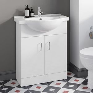 Modern luxury wash hand white color bathroom ceramic cabinet basin furniture cabinet basin