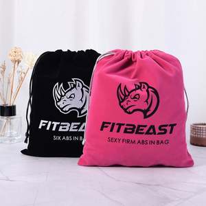 Pochette à cordon en velours vert clair personnalisée avec logo en relief pour colliers, bagues, lunettes, montres - Taille et couleur personnalisées - Product Image 6