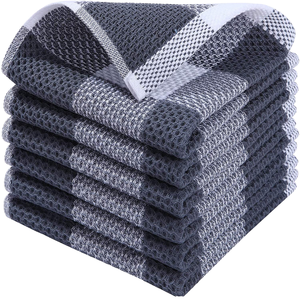 Paño de Cocina Rectangular <span class=keywords><strong>Beita</strong></span> de Alta Calidad, 100% Algodón, Secado Rápido, Color Sólido con Rayas Azules, para Hogar, Hotel y Restaurante - Product Image 4